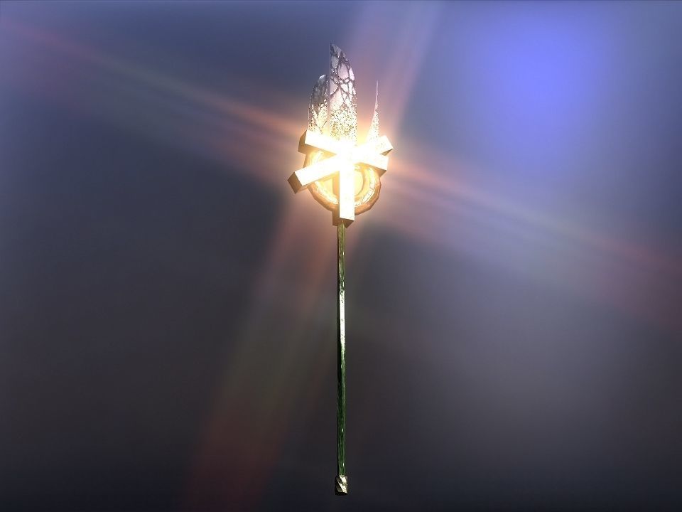 Cursed kingdom spears collection Low-poly 3D model_25