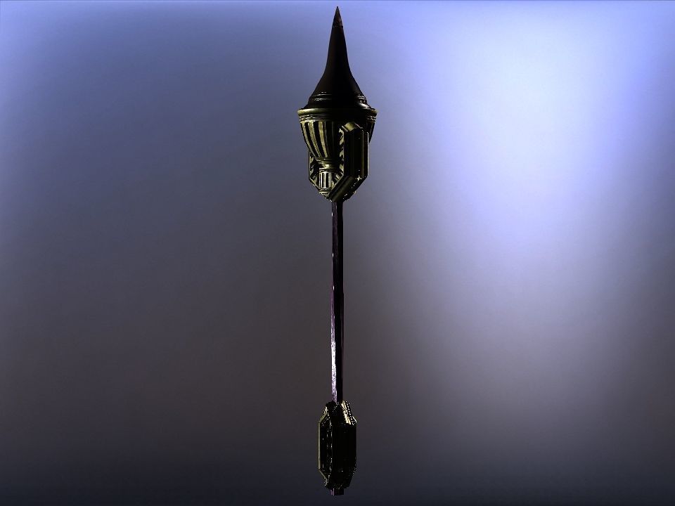 Cursed kingdom spears collection Low-poly 3D model_10
