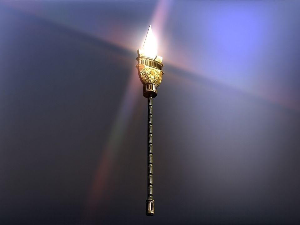 Cursed kingdom spears collection Low-poly 3D model_30