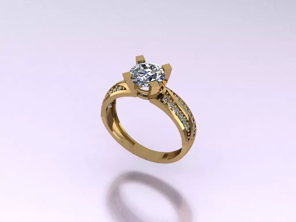 solitaire T474 3D print model_0