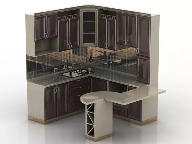 Kitchen design Free 3D model