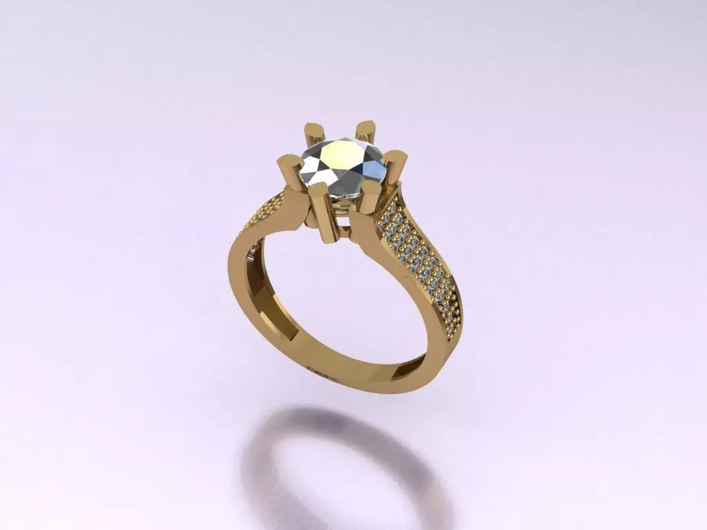 solitaire T 468 3D print model_0