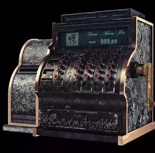 Las Vegas Casino Coin Machine Free 3D model