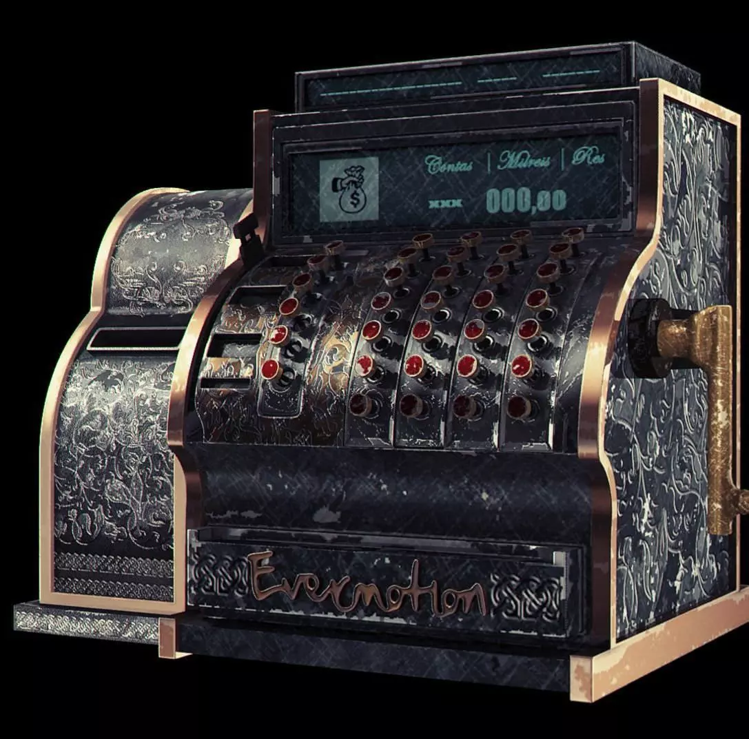 Las Vegas Casino Coin Machine Free 3D model