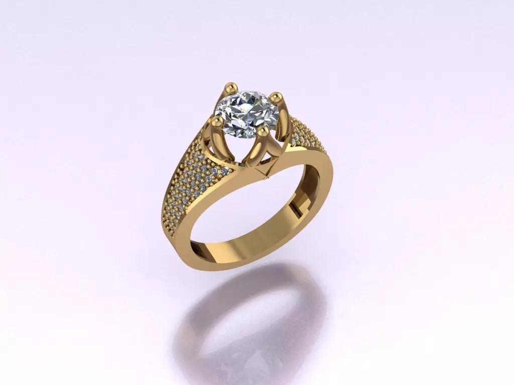 solitaire T 434 3D print model_0