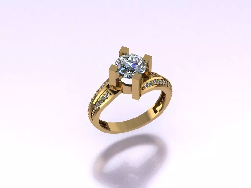 solitaire T 408 3D print model_0