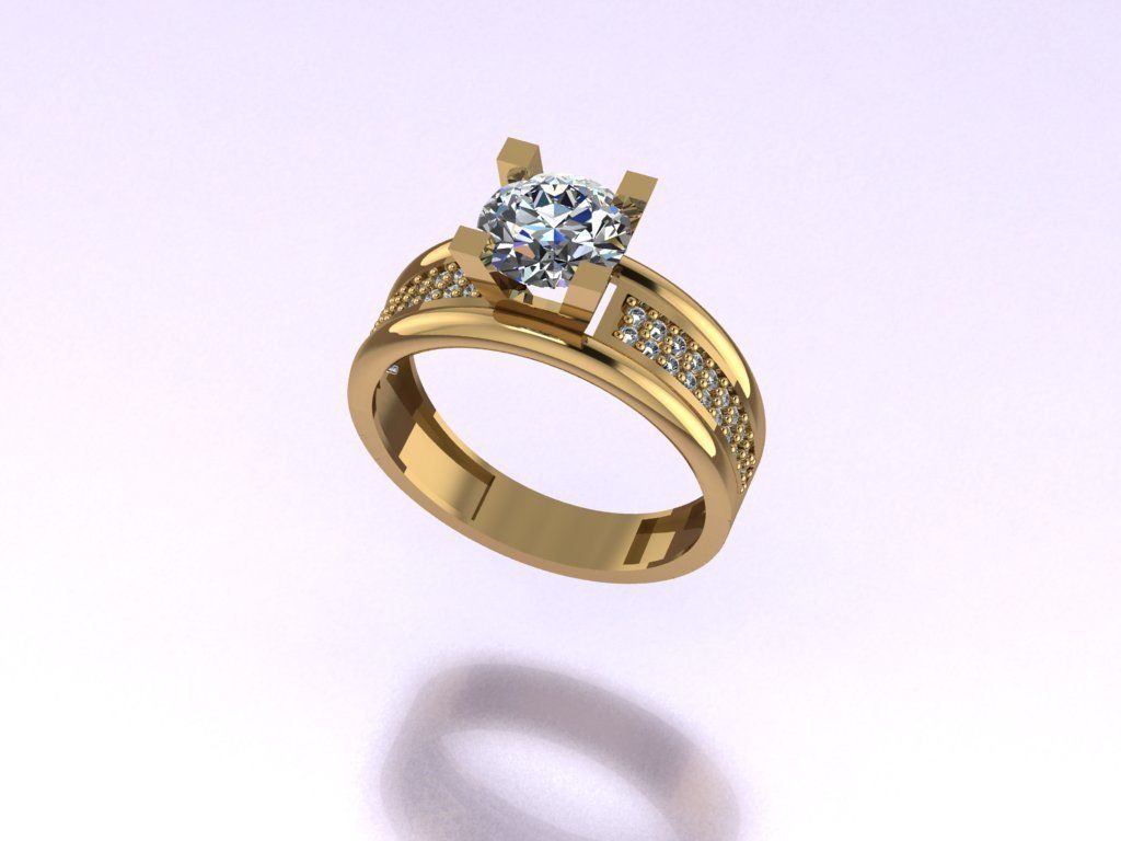 solitaire T 154 3D print model_1