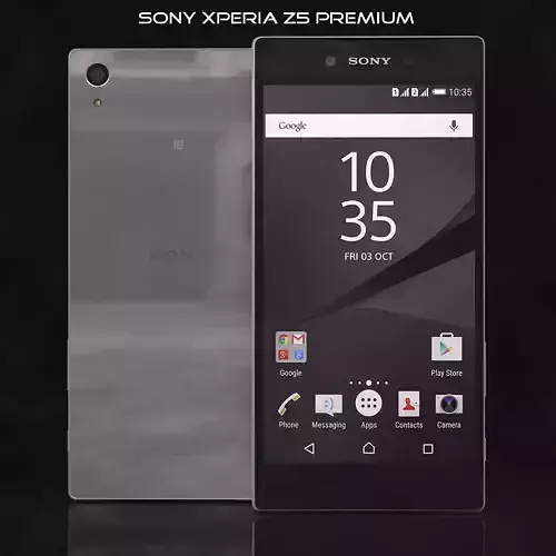 Sony Xperia Z5 Premium Chrome 3D model