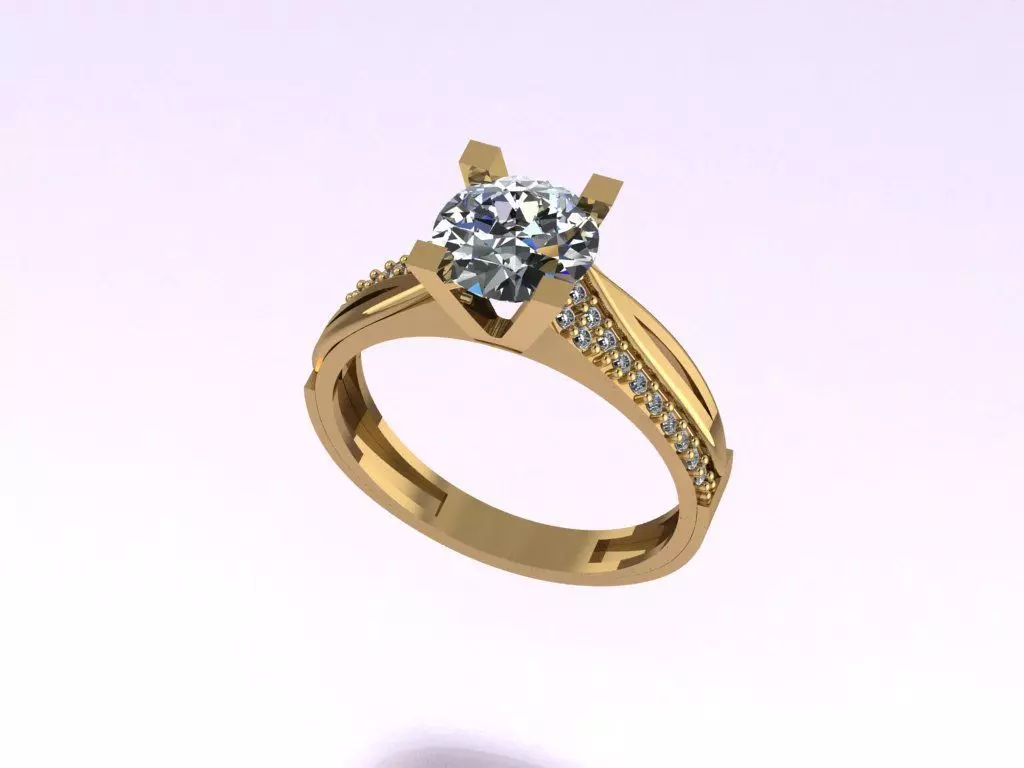 solitaire T 136 3D print model_0