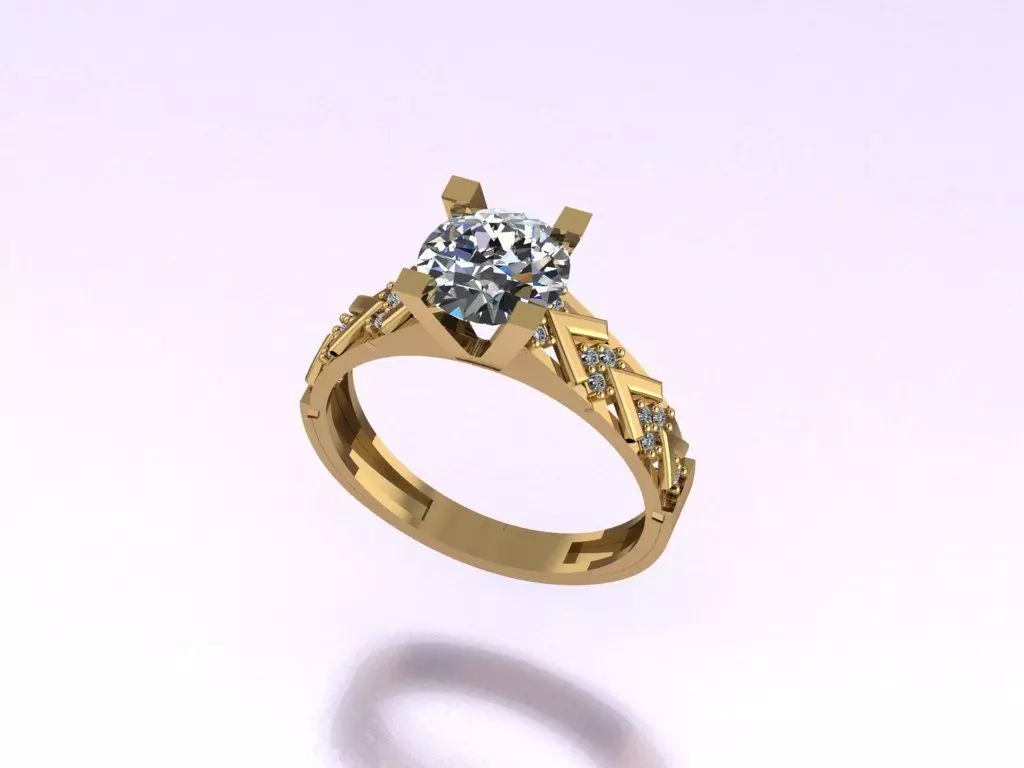 solitaire T 135 3D print model_0