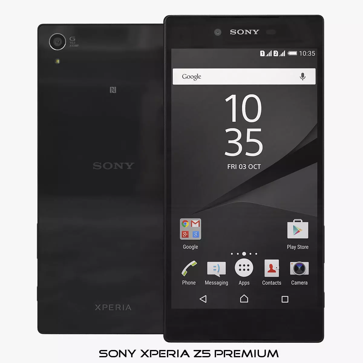 Sony Xperia Z5 Premium Black 3D model