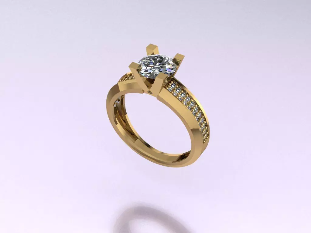 solitaire T 123 3D print model_0