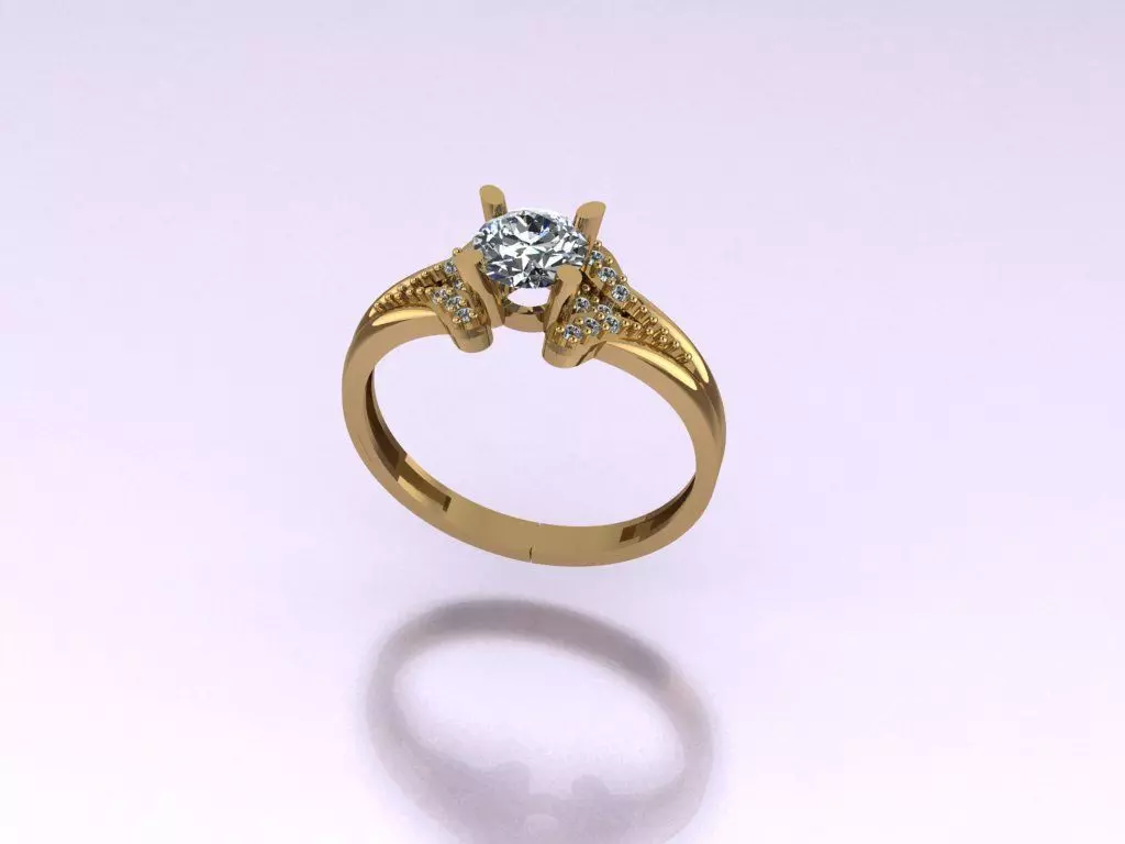 solitaire T 384 3D print model_0