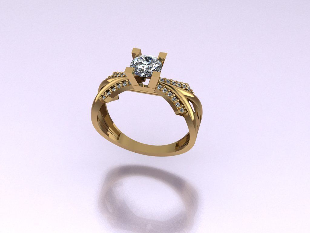 solitaire T 383 3D print model_2