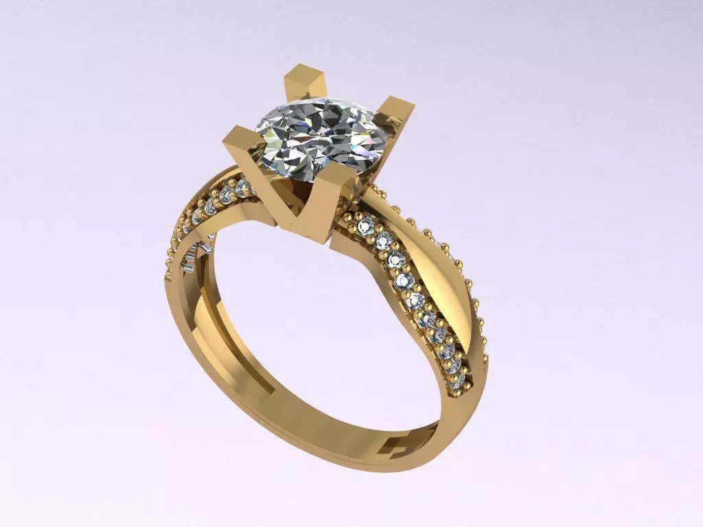 solitaire T 121 3D print model_0