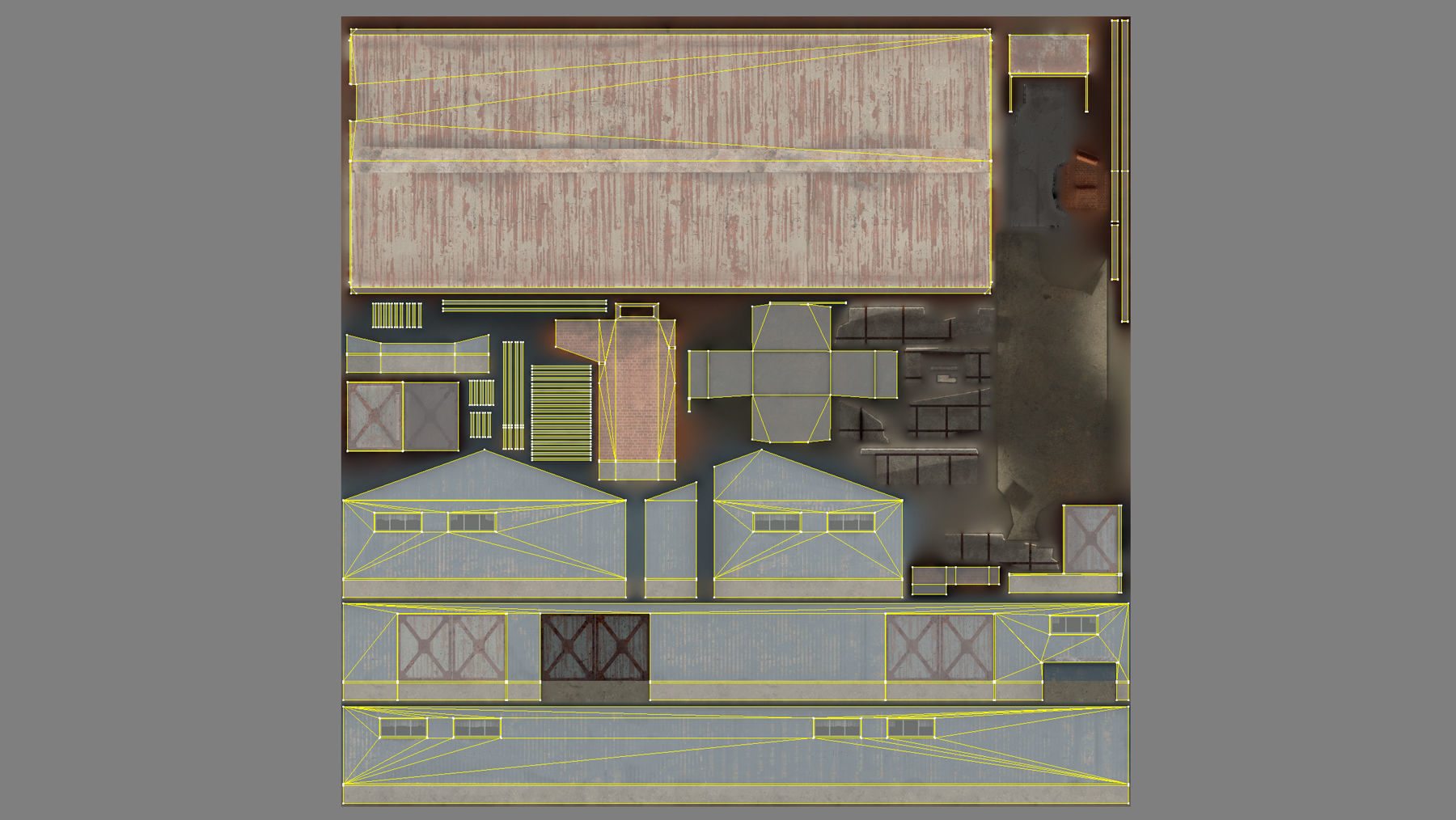 Old Garage 01 3D Model Collection_9