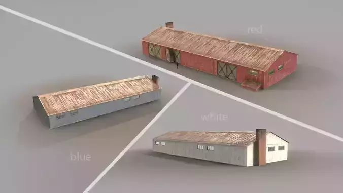 Old Garage 01 3D Model Collection Old Garage 01 3D Model Collection