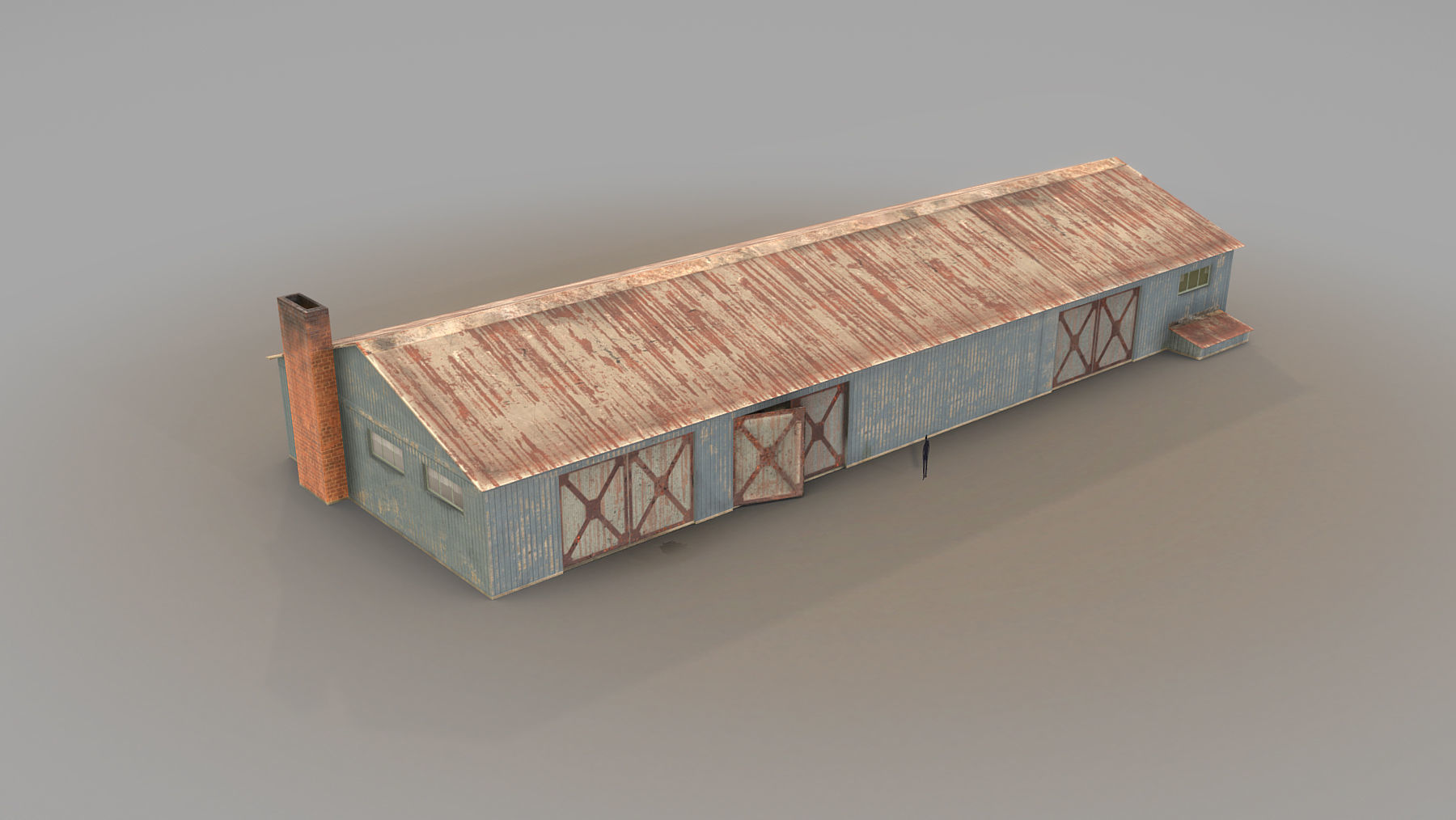 Old Garage 01 3D Model Collection_10