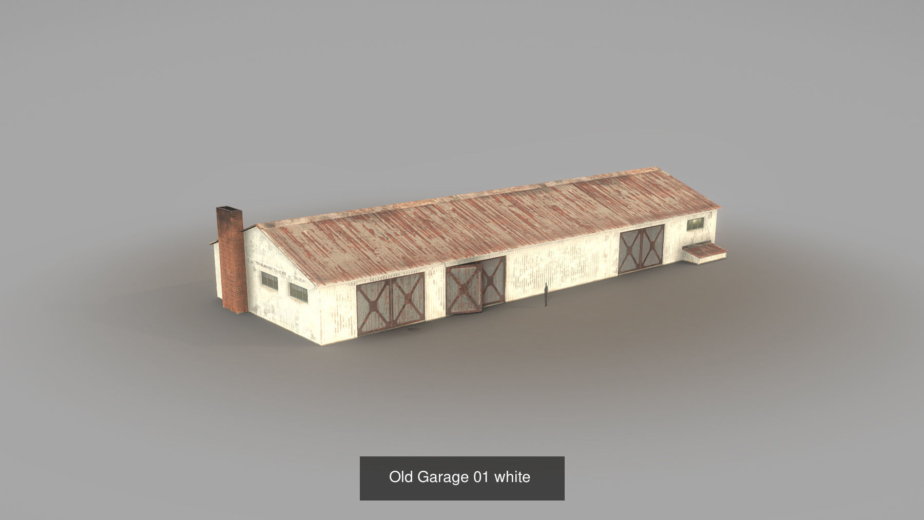Old Garage 01 3D Model Collection_3