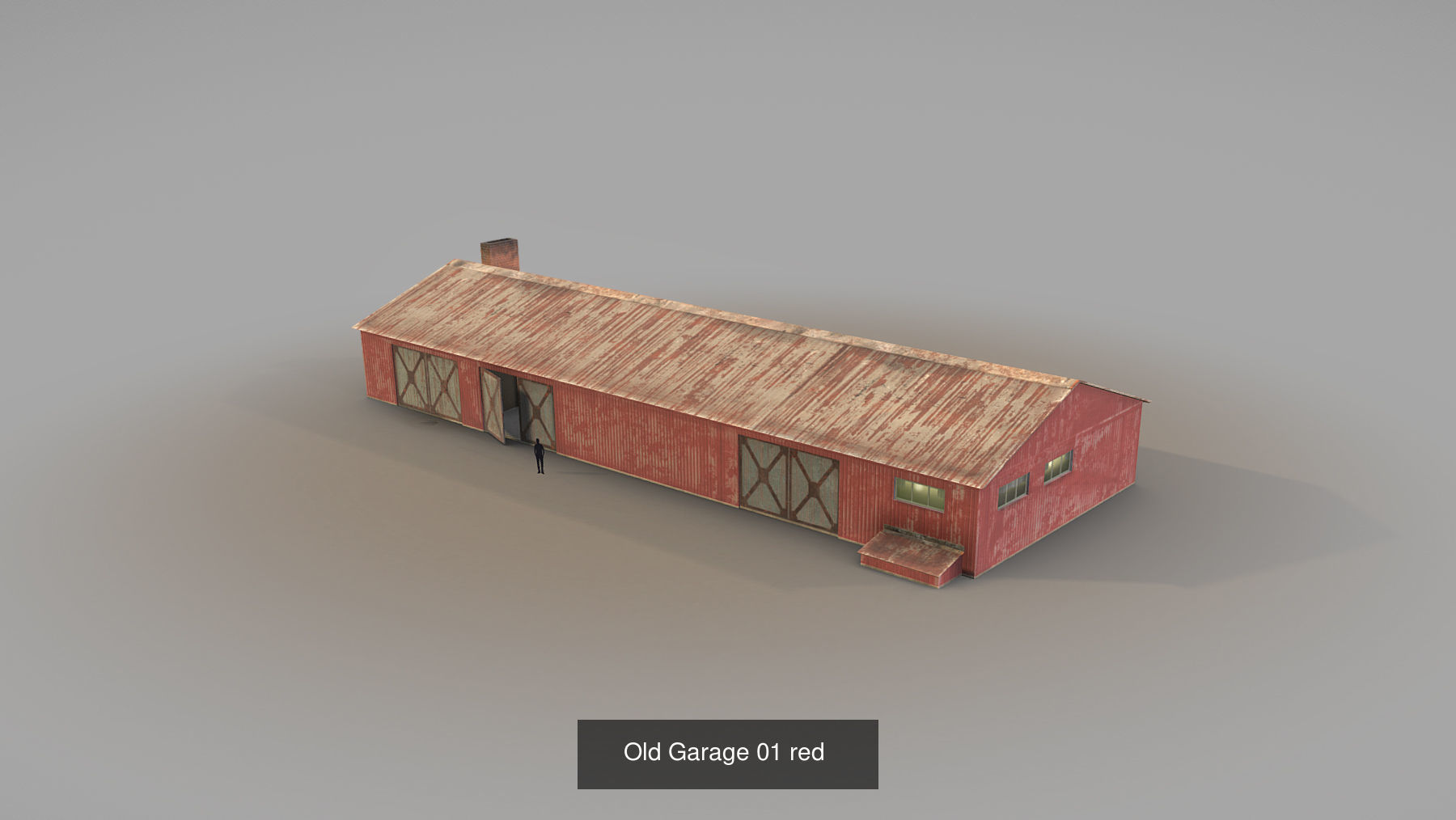 Old Garage 01 3D Model Collection_2