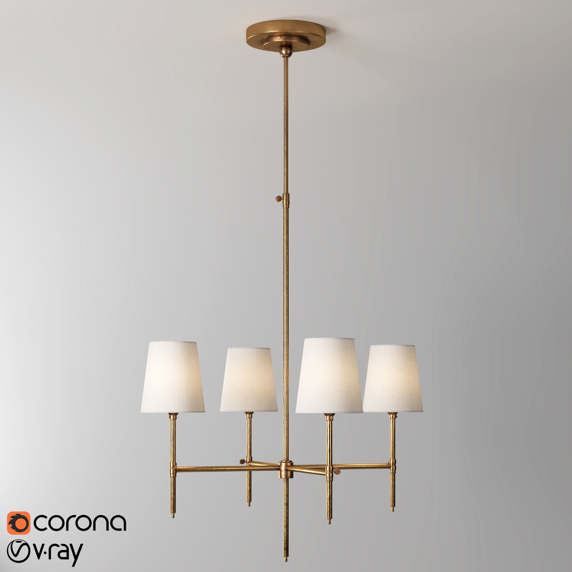 bryant chandeliers 3D model_5