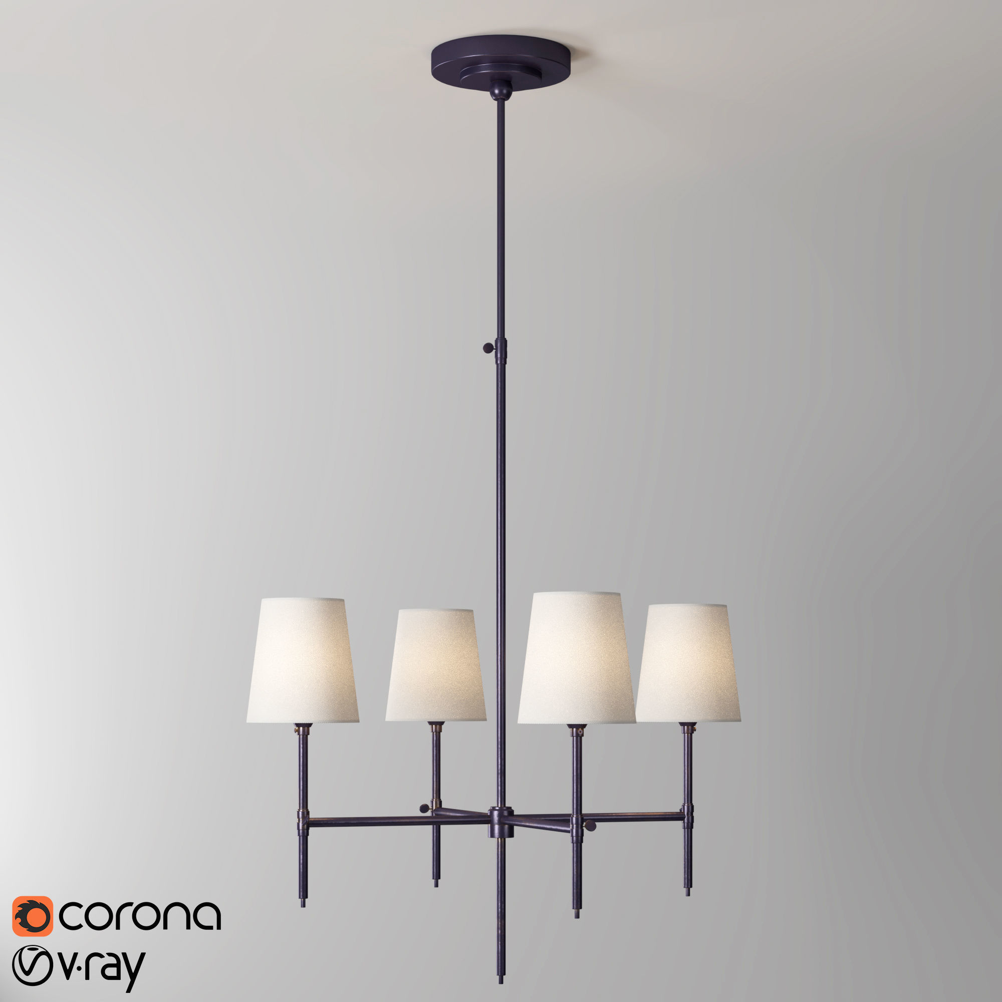 bryant chandeliers 3D model_3