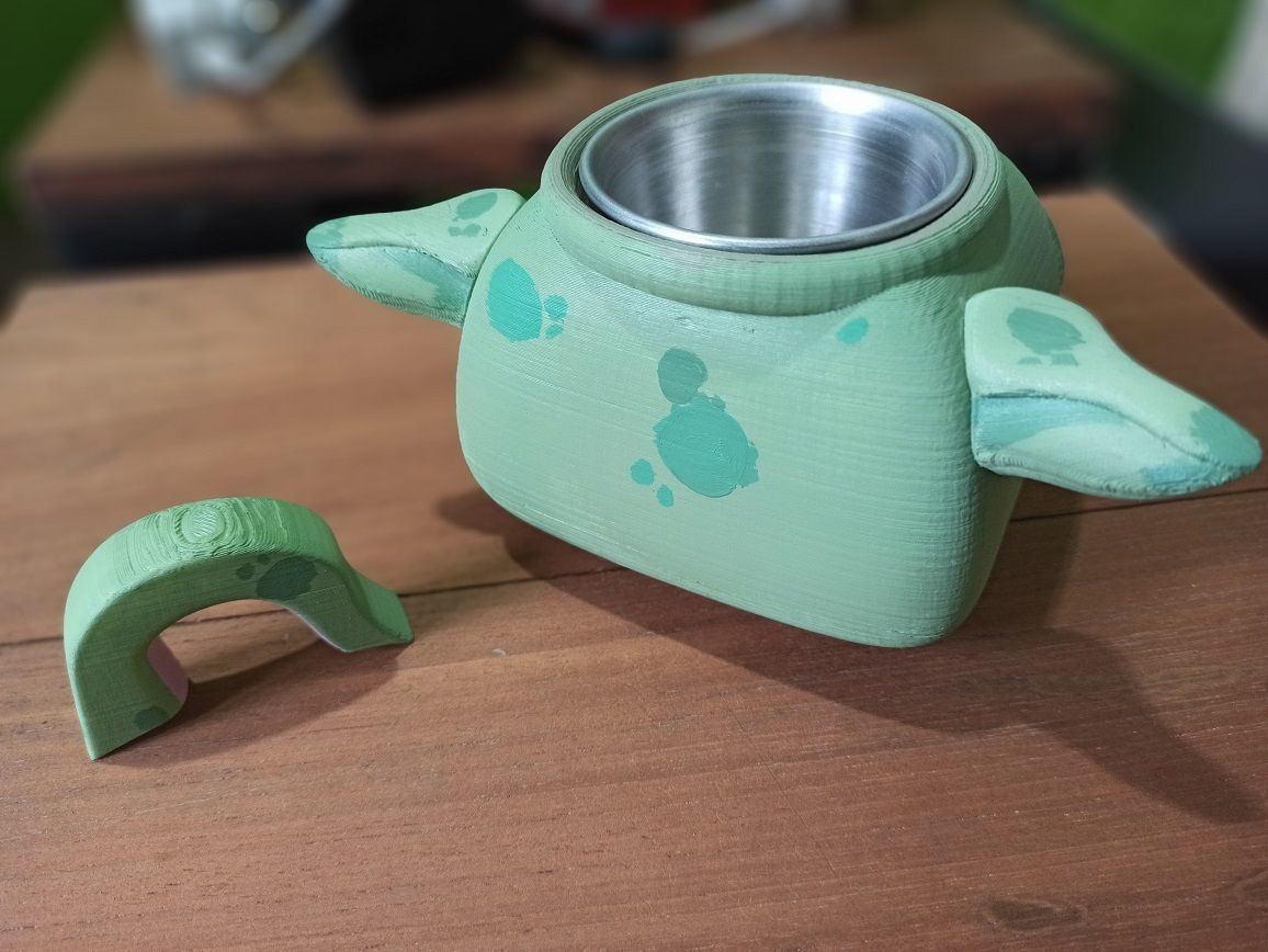 The Child Baby Alien Pot Mug Customizable 3D Printable Model 3D print model_3