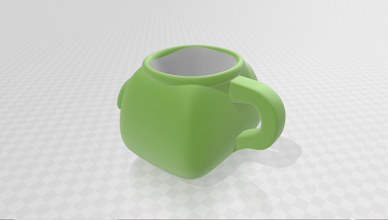 The Child Baby Alien Pot Mug Customizable 3D Printable Model 3D print model_5