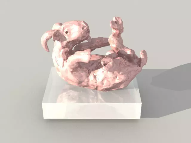 CABRITA JUGANDO 3D model_0