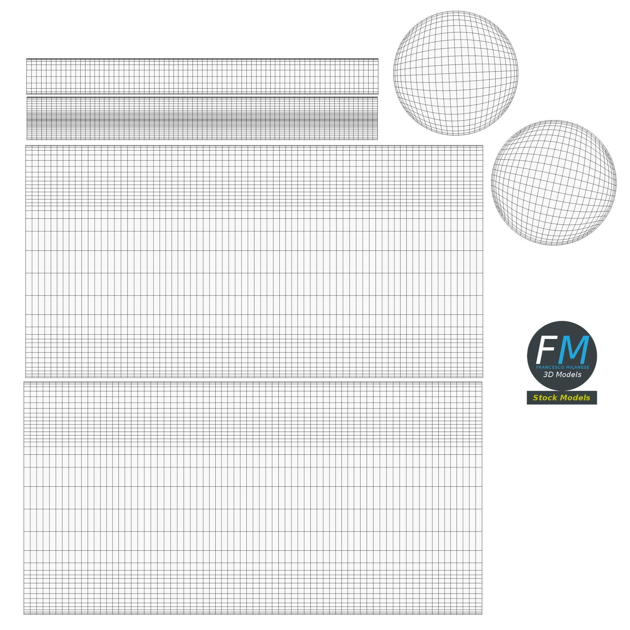 Spread food container 3D model_11
