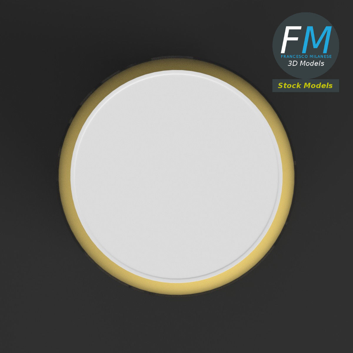 Spread food container 3D model_6