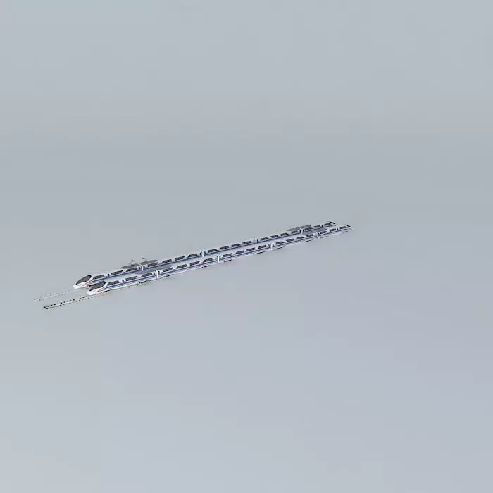 Radical Bullet Train Free 3D model_0