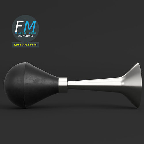 Vehicle horn 3D model 3