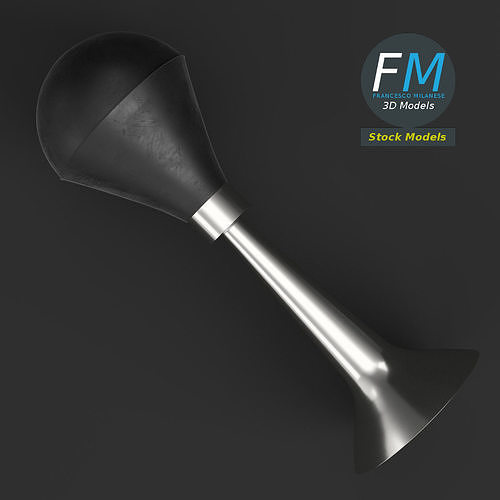 Vehicle horn 3D model 6