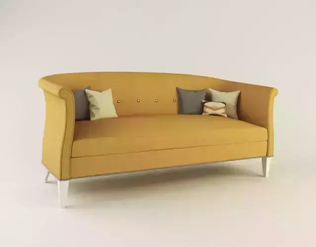 Albert Sofa from Albert Sack Collection by Hickory Chair Furn... Low-poly 3D model