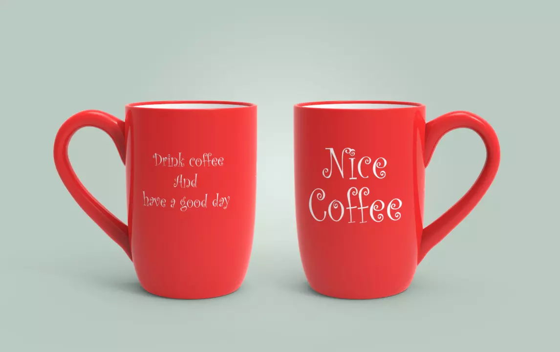 Nice Coffee Cup Low-poly 3D model_0