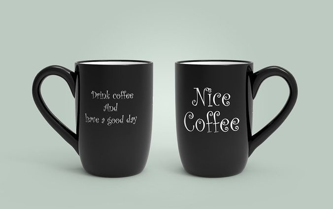 Nice Coffee Cup Low-poly 3D model