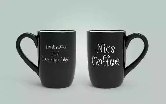 Nice Coffee Cup Low-poly 3D model