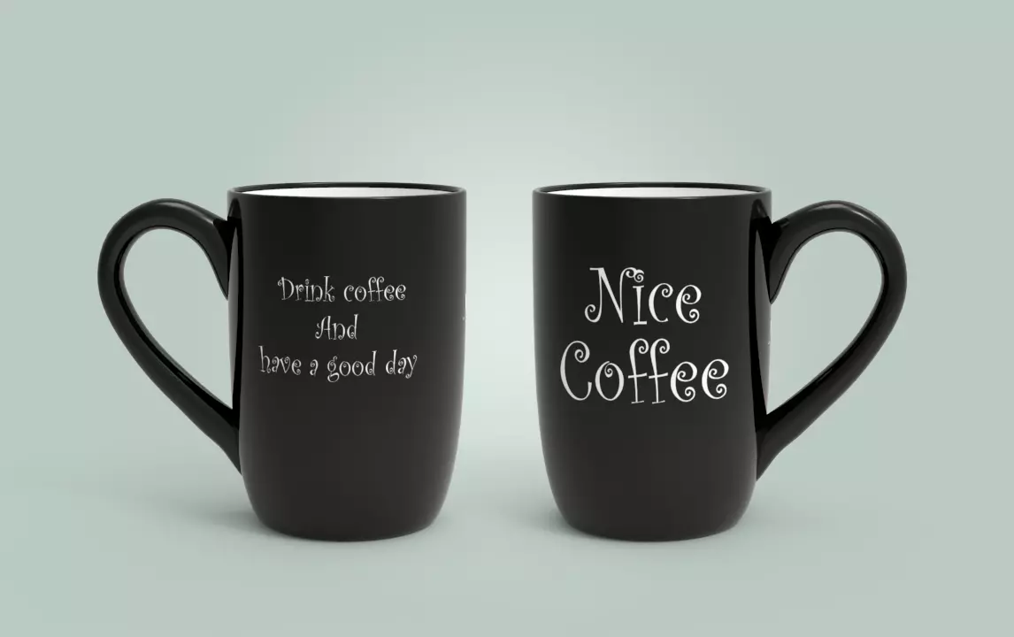 Nice Coffee Cup Low-poly 3D model_0