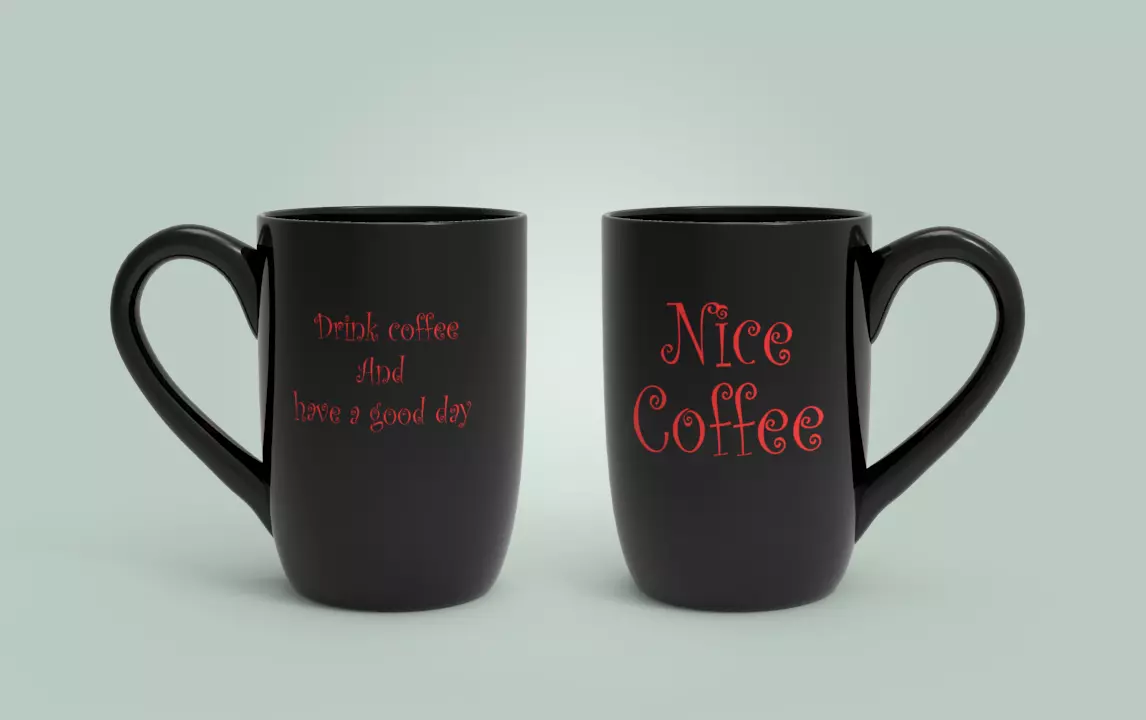 Nice Coffee Cup Low-poly 3D model