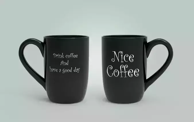 Nice Coffee Cup Low-poly 3D model