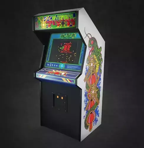 Game Arcade Centipede 3D model
