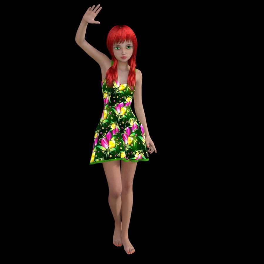 T SERIES LADY 3D Model Collection_20