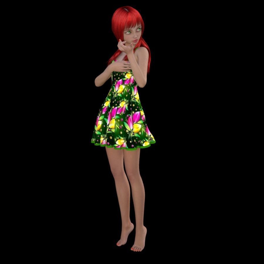 T SERIES LADY 3D Model Collection_21