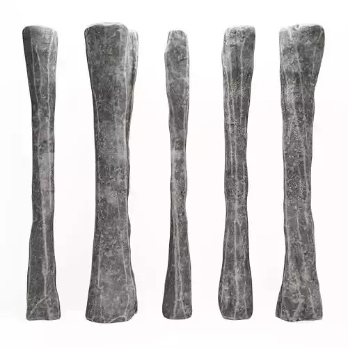 Column stone rock decor