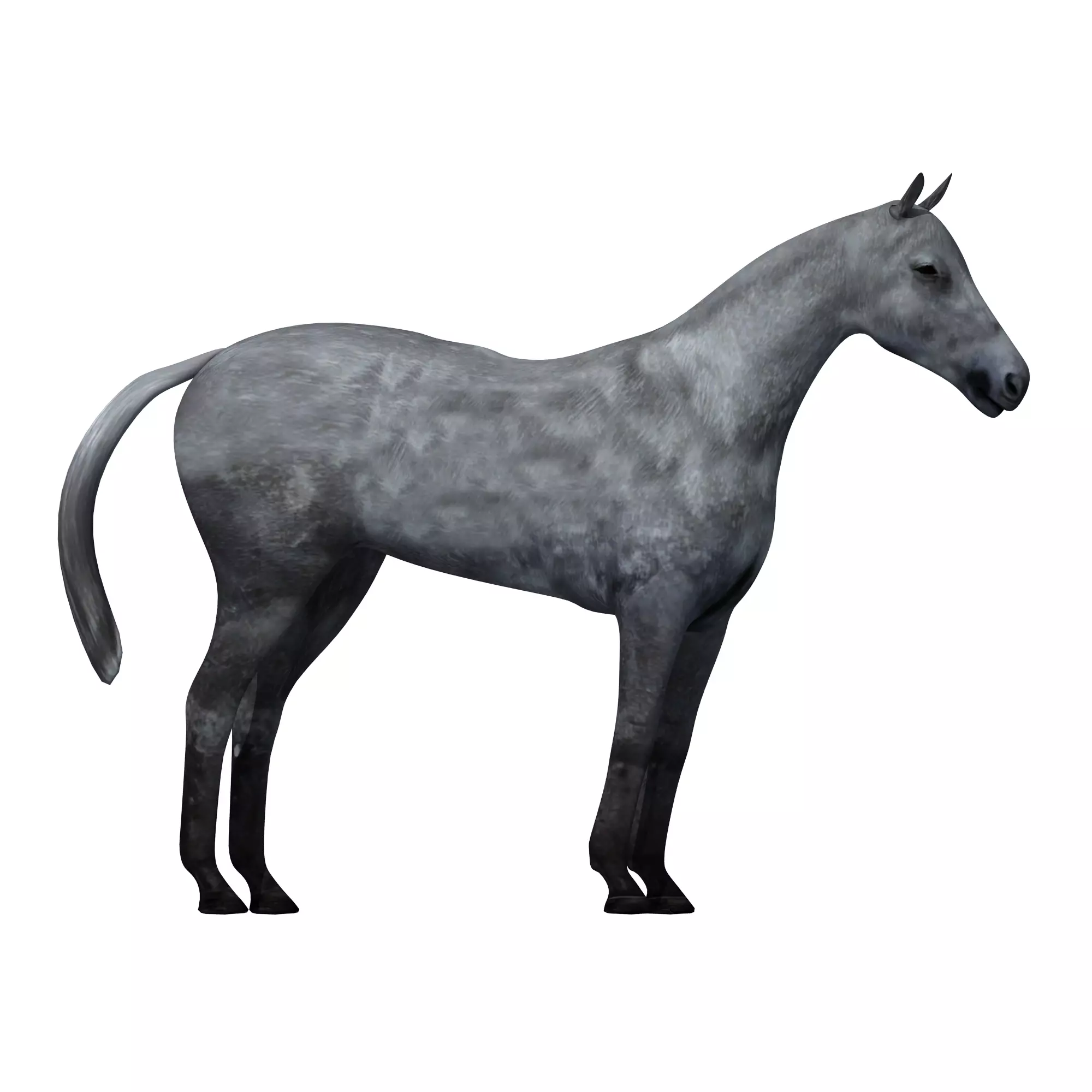 3D model Low poly 3D Horse Model For Games NEW Low-poly 3D model