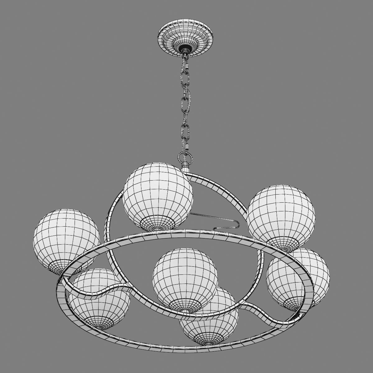 762077 Enna Lightstar Pendant chandelier 3D model_3