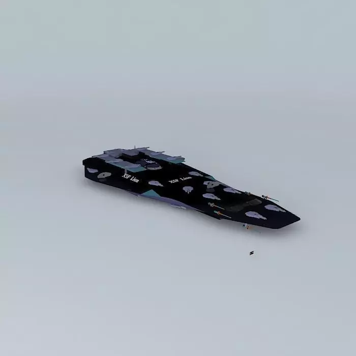 XSF Lion Frigate Constellation II class Free 3D model