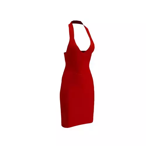 Red Work Dress