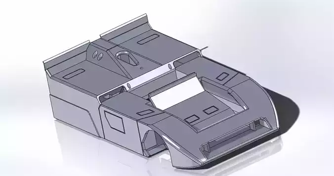 Kit Chaparral 2J Can Am slot car  3D print model